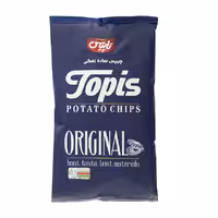چیپس ساده نمکی تاپیس 60 گرمی