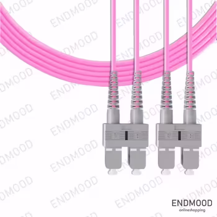 پچ کورد فیبر نوری 3 متری داپلکس نگزنس Nexans OM4 SC-SC