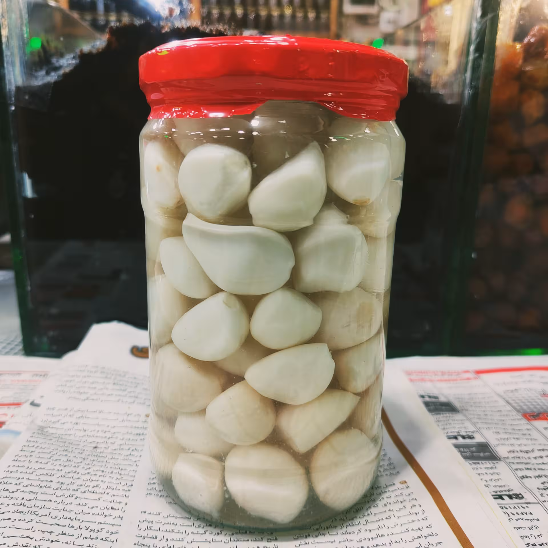 ترشی شور سیر صدفی