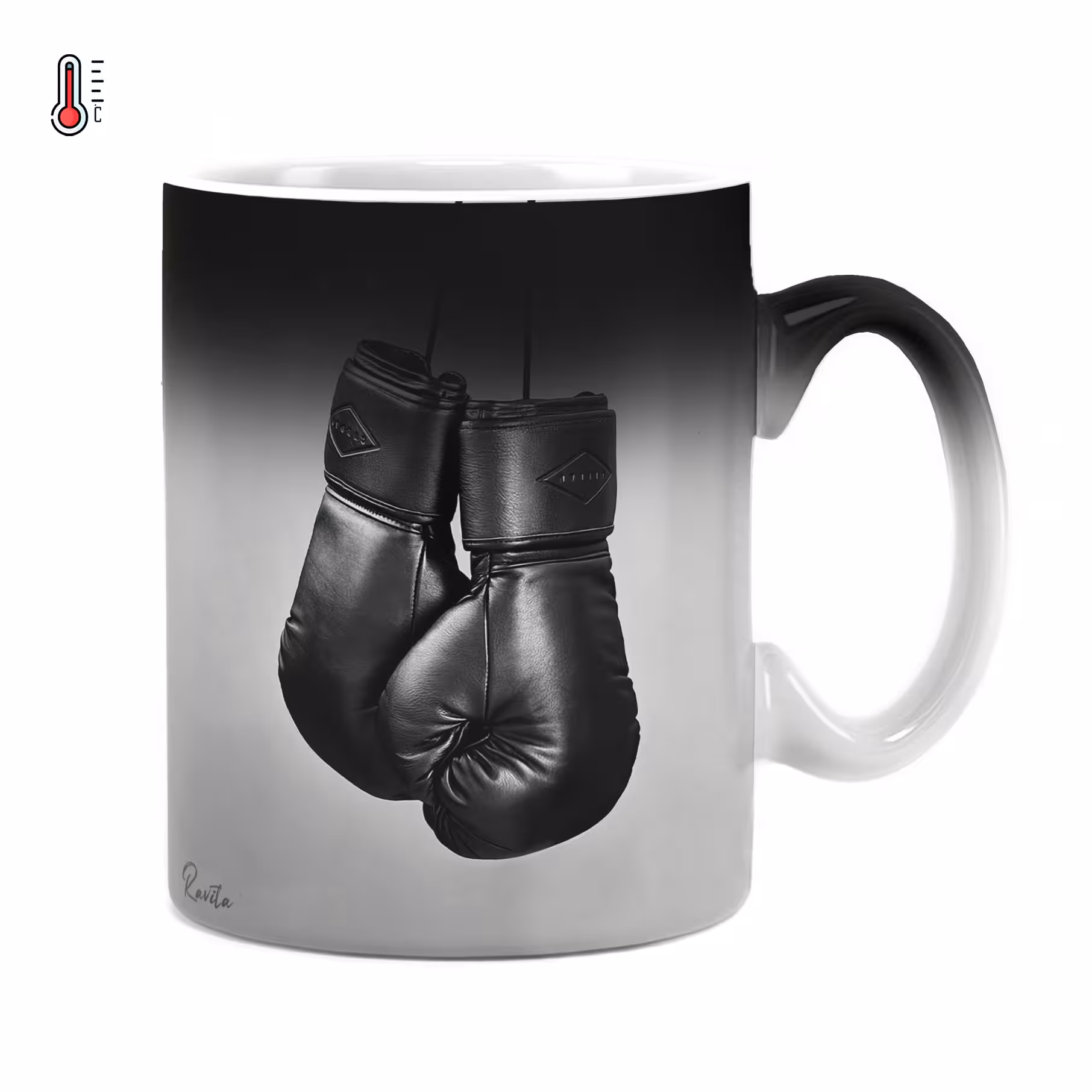 ماگ حرارتی راویتا طرح مبارز بوکس - Boxing Fighter کد 3694