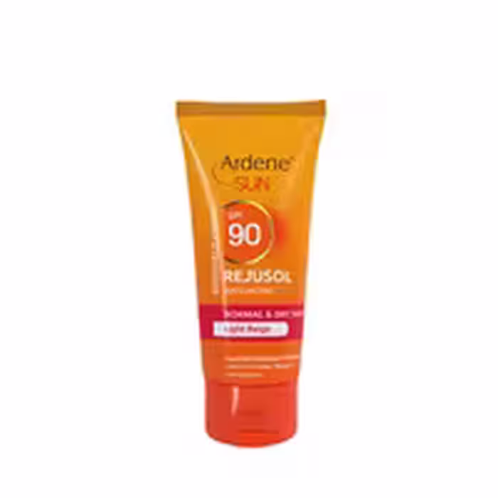 کرم ضدآفتاب ضدچروک آردن SPF90 مدل Rejusol مناسب پوست معمولی و حساس بژروشن حجم 50 میلی‌لیتر