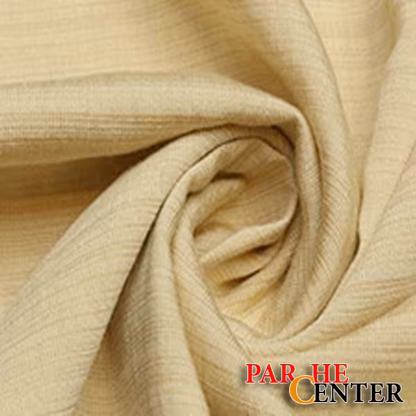 پارچه ته طاقه بابوس کرم متراژ 100 سانتی متر