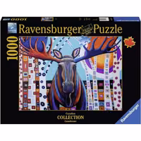 پازل 1000 تکه راونزبرگر مدل Winter Moose کد 13979