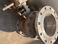 شیر توپی 8 * 10 اینچ ردیوسبور دو تیکه کلاس 150  10RB SEAT 4A STEM 4A BALL 4A BODY 4A