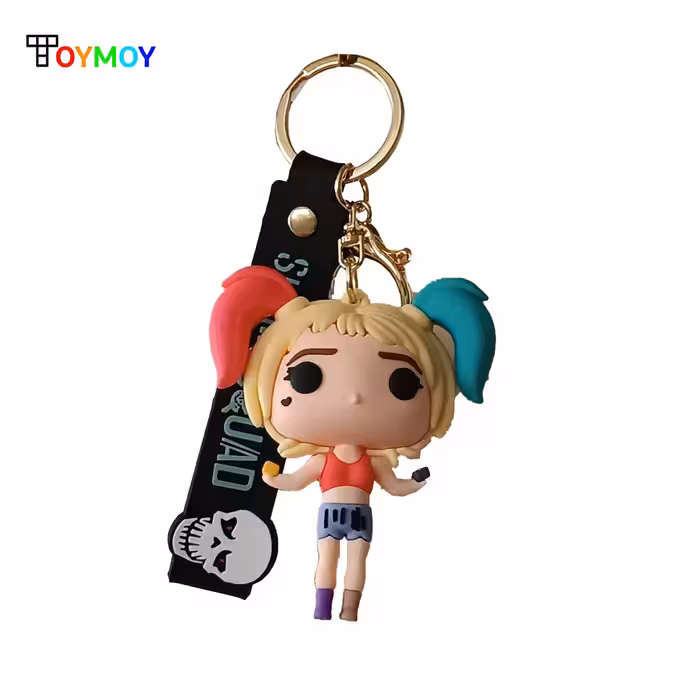 جاکلیدی سیلیکونی مدل هارلی کویین استایل 1