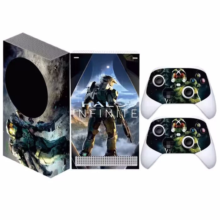 برچسب کنسول Xbox series s Game Over طرح Halo Infinite