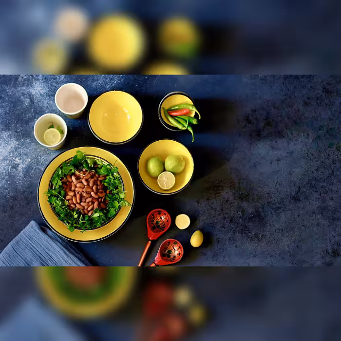 کاسه سرامیکی مدل ماست خوری خورشیدی کد ma kh بسته 6 عددی 