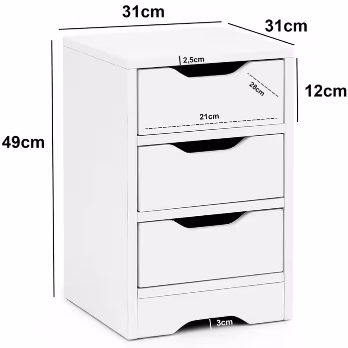 میز پاتختی مدل BL0082