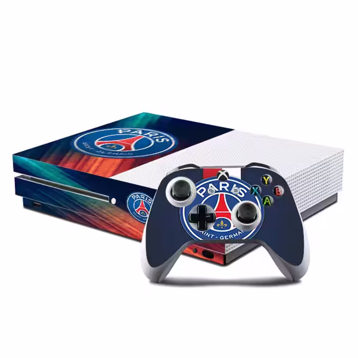 برچسب کنسول بازی Xbox one s توییجین وموییجین مدل 01 Paris saint german مجموعه 5 عددی