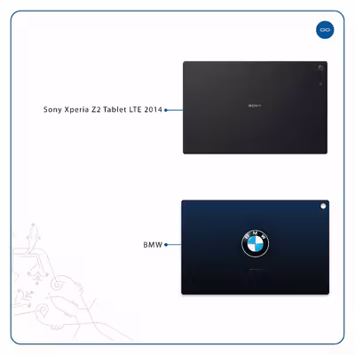 برچسب پوششی ماهوت مدل BMW مناسب برای تبلت سونی Xperia Z2 Tablet LTE 2014