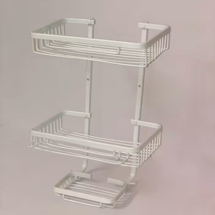 قفسه حمام مدل وسط حمام سیمی دو طبقه