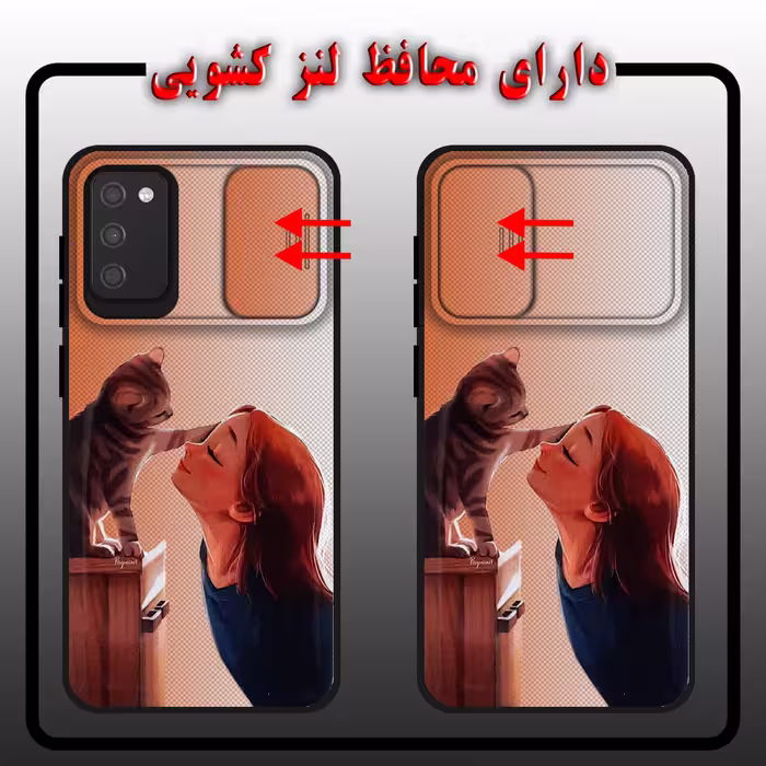 کاور لاین کینگ مدل GORBEHNAZ J2 مناسب برای گوشی موبایل سامسونگ Galaxy A03s به همراه پایه نگهدارنده