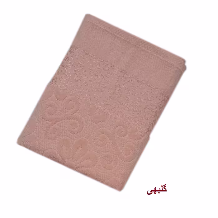 حوله استخری موردوم طرح گل ابریشم سایز 70x135 سانتی متر
