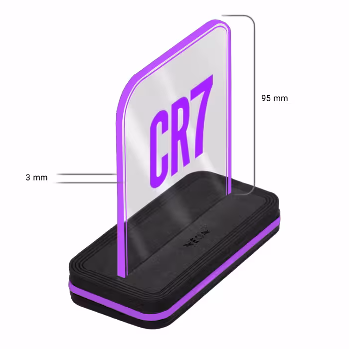 چراغ رومیزی نئون مدل CR7