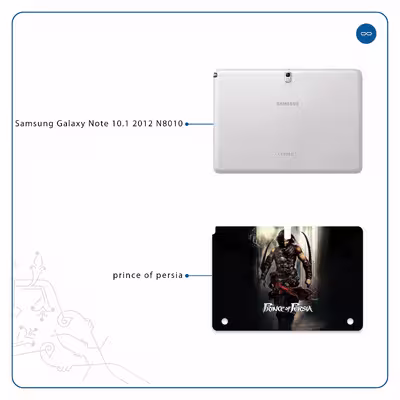 برچسب پوششی ماهوت مدل Prince of Persia مناسب برای تبلت سامسونگ Galaxy Note 10.1 2012 N8010