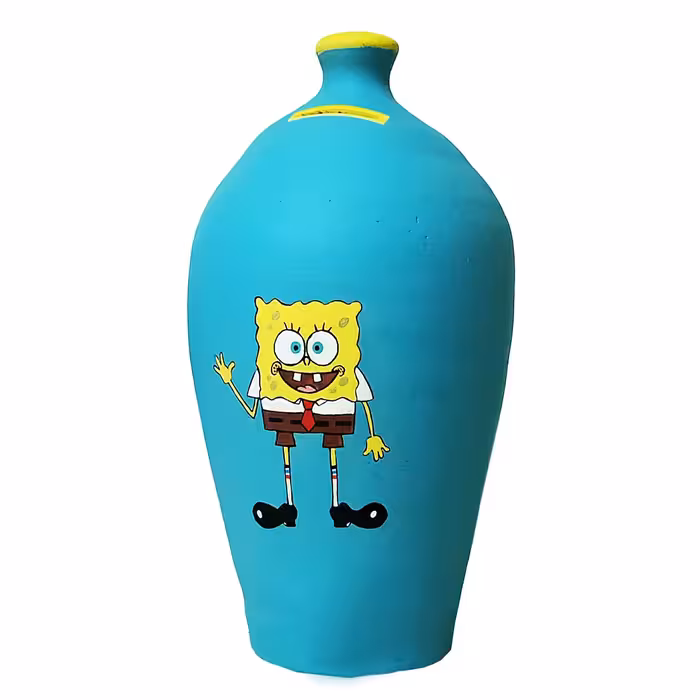 قلک سفالی مدل باب اسفنجی کد RO - 2