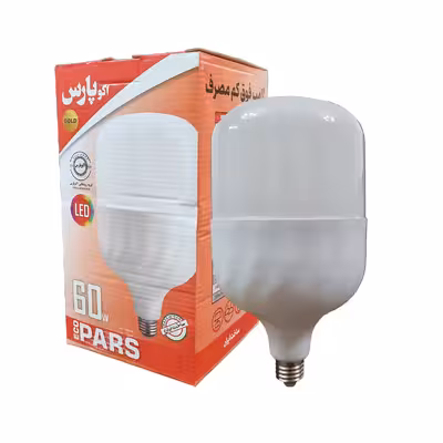 لامپ ال ای دی 60 وات اکوپارس گلد مدل EPG60-27 پایه E27 مجموعه 24 عددی