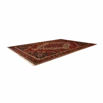 فرش دستبافت قدیمی شش متری مدل بختیاری کد 141211