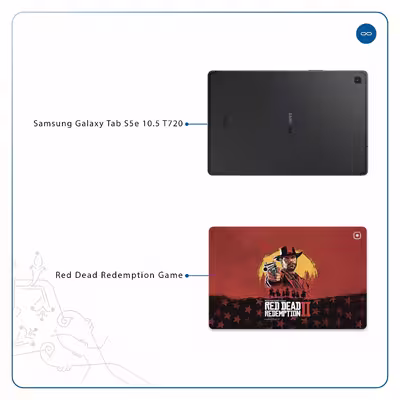 برچسب پوششی ماهوت مدل Red-Dead-Redemption-Game مناسب برای تبلت سامسونگ Galaxy Tab S5e 10.5 2019 T720