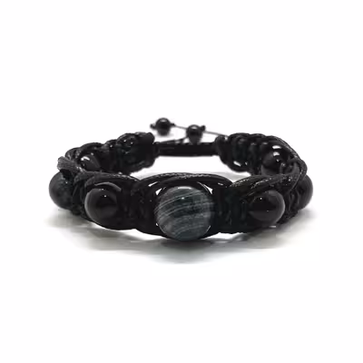 دستبند مدل سنگ عقیق و جاسپر