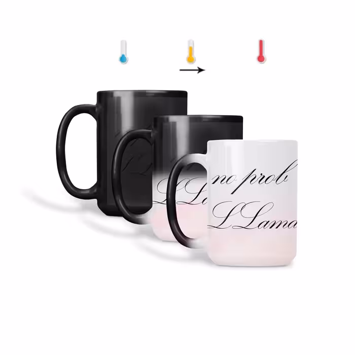 ماگ حرارتی طرح اسم ماهور مدل لاما 