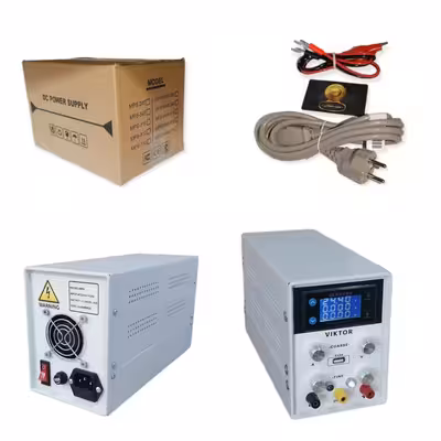 منبع تغذیه 30 ولت 10 آمپر ویکتور مدل MPS
