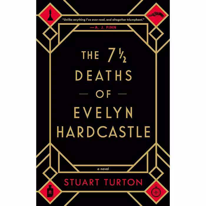 کتاب The 7 1/2 Deaths of Evelyn Hardcastle اثر Stuart Turton انتشارات Sourcebooks Landmark