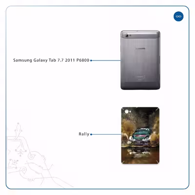 برچسب پوششی ماهوت مدل Rally مناسب برای تبلت سامسونگ Galaxy Tab 7.7 2011 P6800