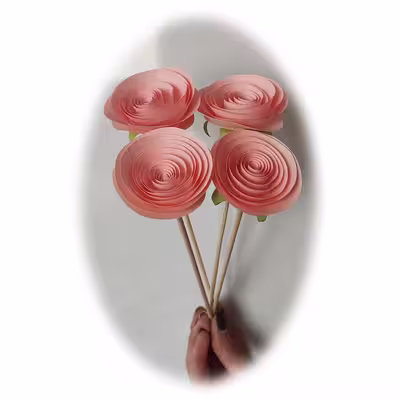 گل مصنوعی مدل رز ژولیت کد MK88 مجموعه 4 عددی