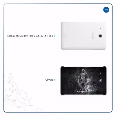 برچسب پوششی ماهوت مدل Crysis مناسب برای تبلت سامسونگ Galaxy Tab E 9.6 2015 T560