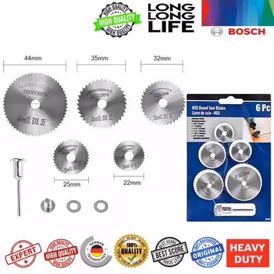 صفحه برش سر دریلی مدل ST 87 مجموعه 6 عددی