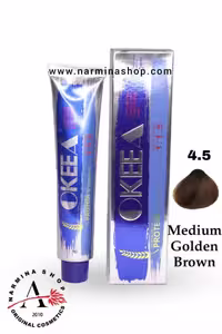 رنگ مو اکیا شماره 4.5 MEDIUM GOLDEN BROWN
