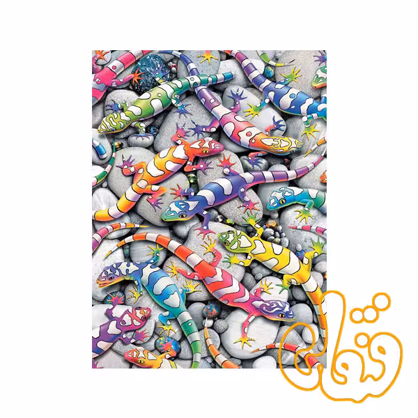 پازل رونزبرگر مارمولکهای خالدار A Gecko Party 12793