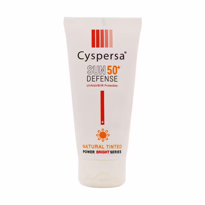 کرم ضد آفتاب رنگی روشن کننده SPF50