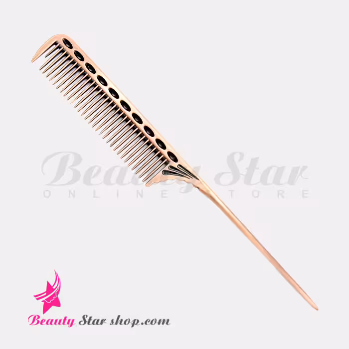 شانه دم باریک تمام فلزی مدل BARBER SHOP
