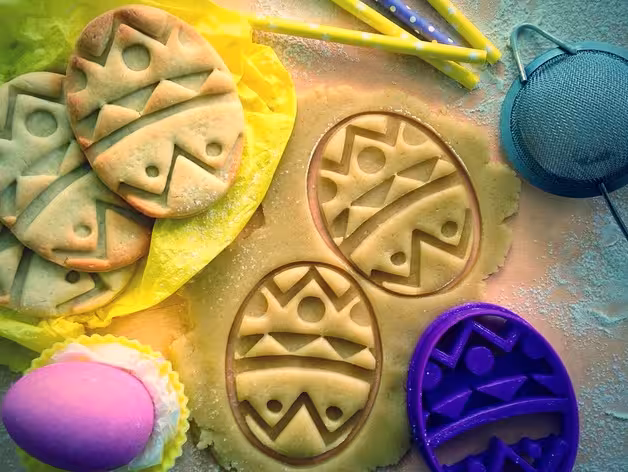 کاتر کوکی و کیک تخم مرغی