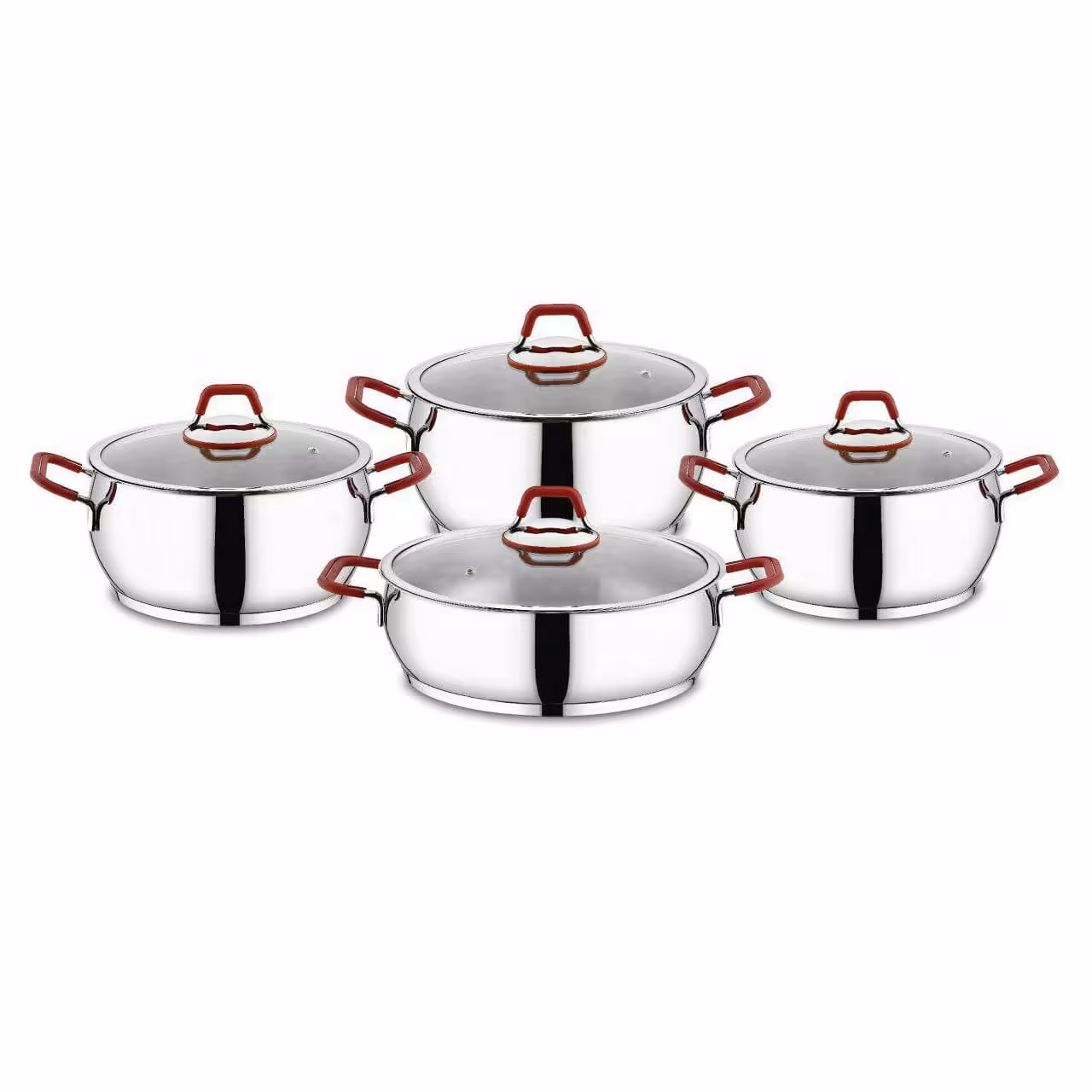 سرویس قابلمه 8 پارچه استیل فورته