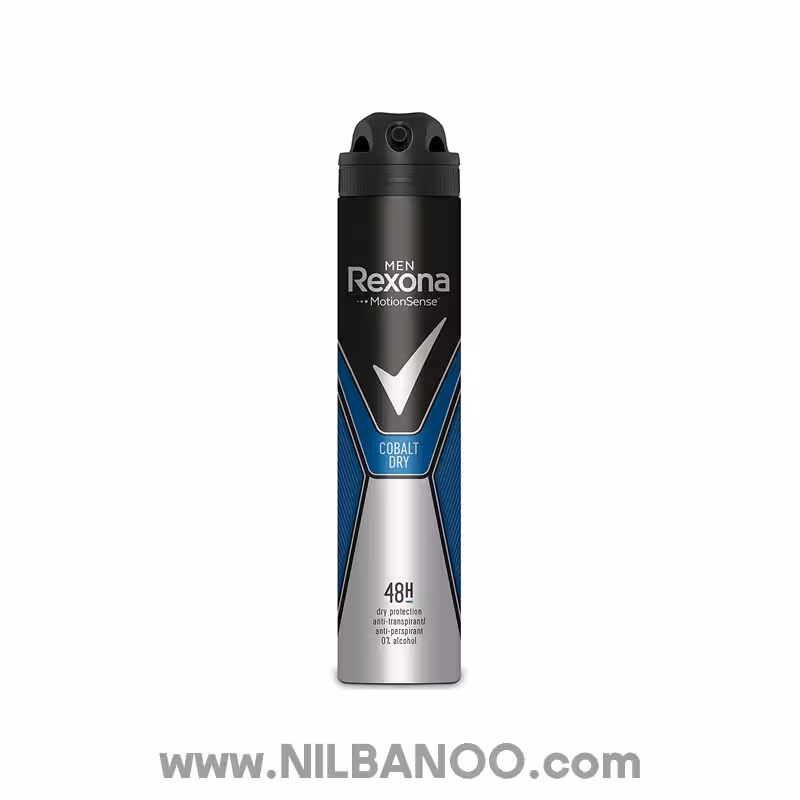 اسپری ضد تعریق مردانه رکسونا مدل Cobalt Dry