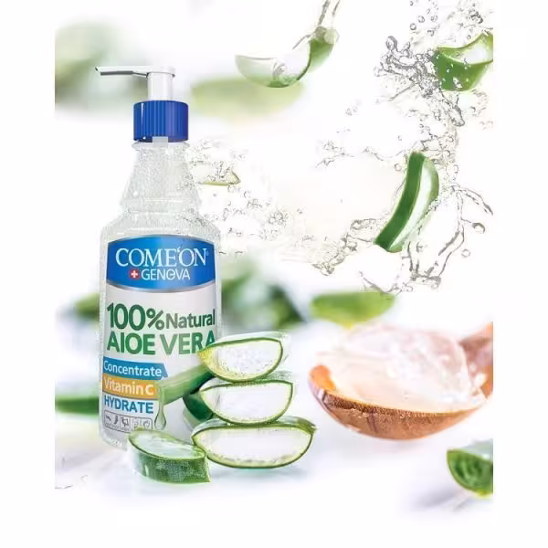 ژل الورا کامان 100 درصد طبیعی کامان 400 میلی گرم |