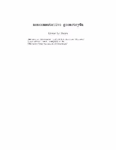 خرید و دانلود نسخه کامل کتاب Noncommutative geometry (web draft, version 2)