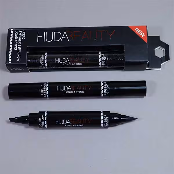 خط چشم و هاشور ابرو ماژیکی دو سر هدی بیوتی