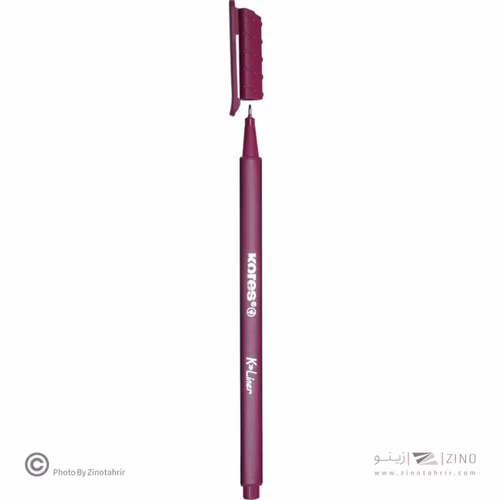 روان نویس نوک نمدی بدنه سه گوش کورس رنگ ارغوانی کد28172