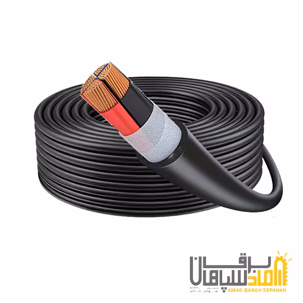 کابل مفتولی مسی 4 در 10 رسانا کابل مدل NYY (یک متر)