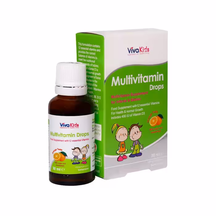 قطره مولتی ویتامین حجم 30 میلی لیتر ویواکیدز