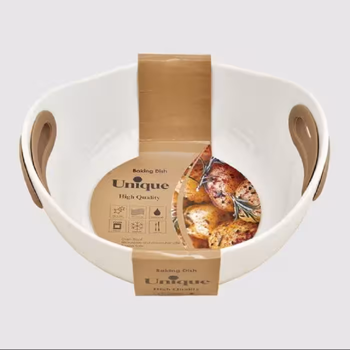 یونیک ظرف سرامیک دسته سیلیکون کد 1074