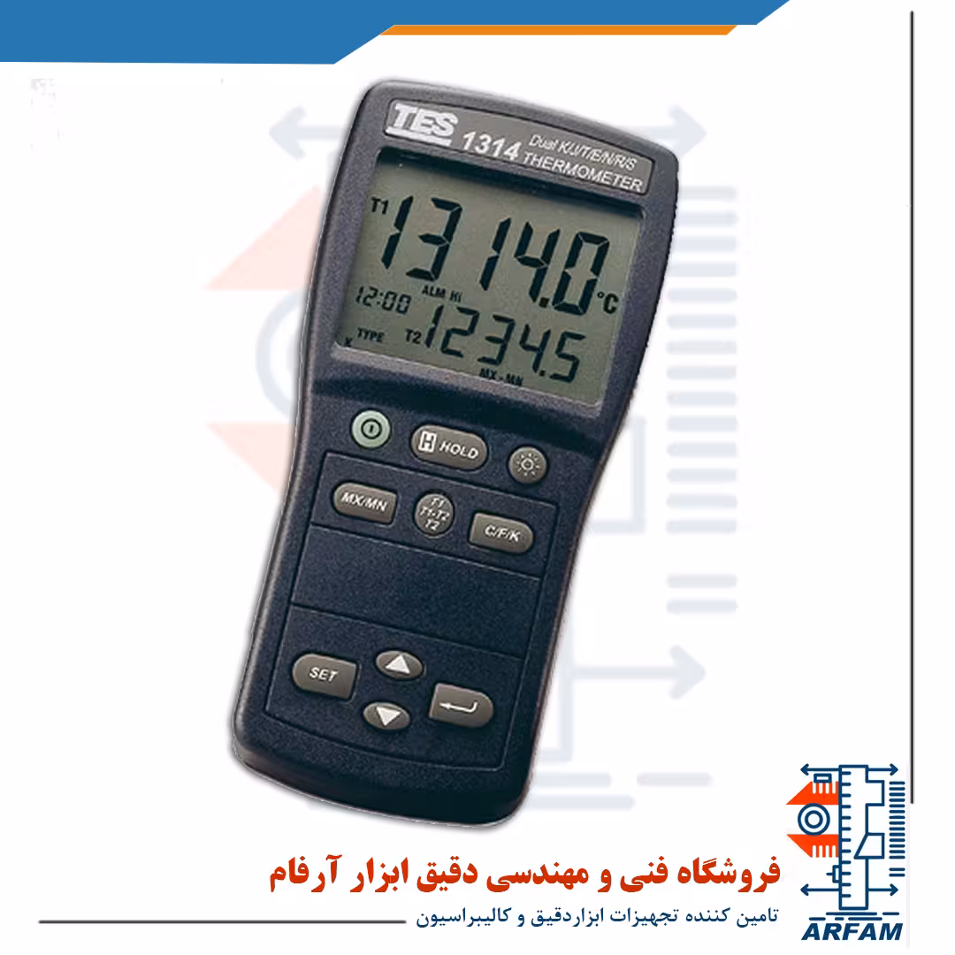 دماسنج تماسی و ترموکوپلی تس مدل TES-1314