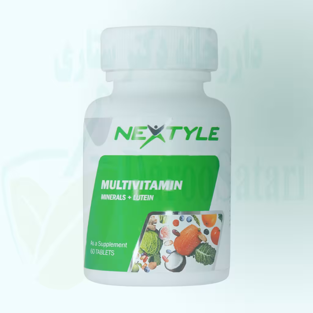 قرص مولتی ویتامین و لوتئین نکستایل 60 عددی