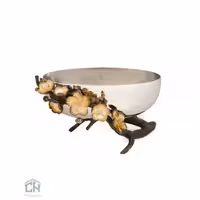 آجیل خوری برنجی طرح مارینا مدل 3210014