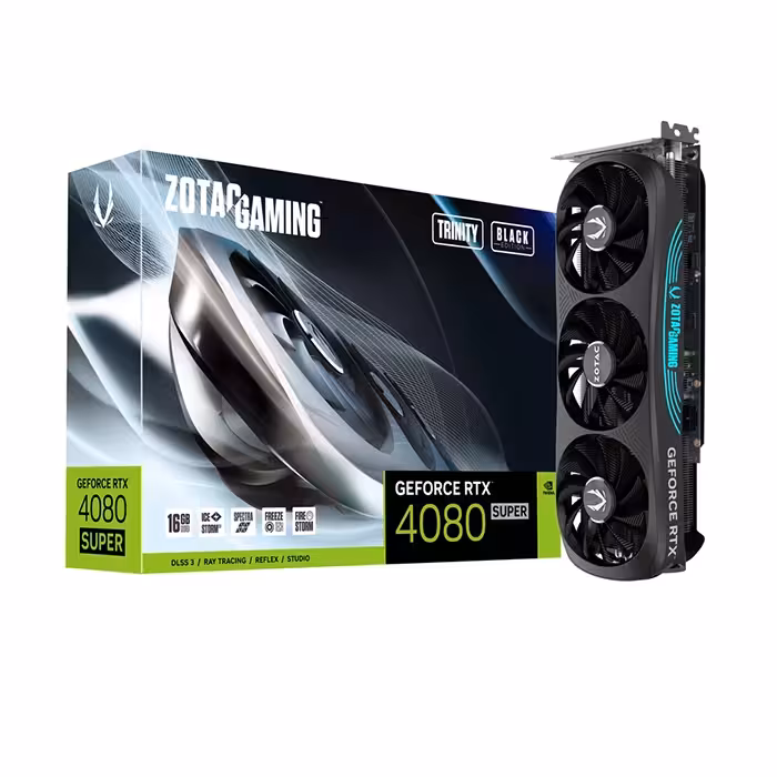 کارت گرافیک زوتاک GeForce RTX 4080 SUPER Trinity Black Edition 16GB