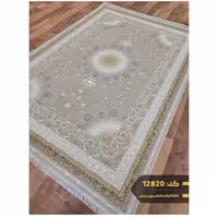 فرش ماشینی کاشان1200شانه تراکم3600سایز9متری کد12820